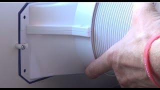 Abluftschlauch im Fenster - Klimagerät Schlauch Fensterdurchführung DIY - AC AirLock- Hot Air Stop