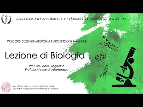 Lezione di Biologia - Precorsi 2020 - 21 Agosto 2020