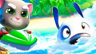Аквабайк Говорящего Тома 2 # 11 Анджела Хэнк и Джинджер Talking Tom Jetsky 2