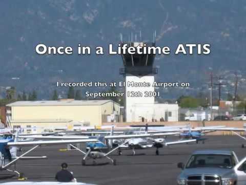 A once in a lifetime ATIS report 9/11 2001