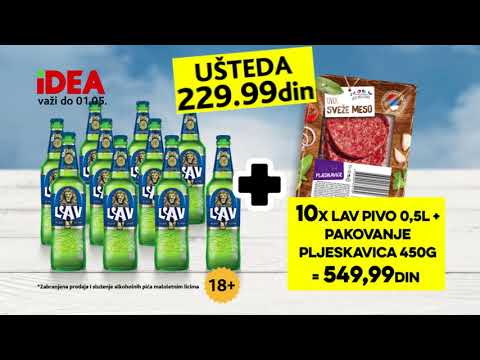 IDEA senzacionalna ponuda do 1.05.2018.