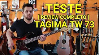Video thumbnail for REVIEW [COMPLETO] - JAZZ BASS TAGIMA - Série Woodstock TW 73 by JULIANO BRUM