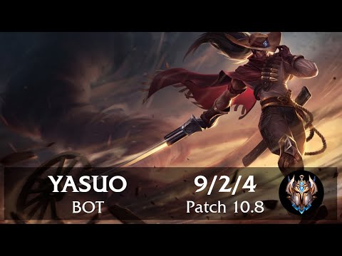 Yasuo Bot vs Miss Fortune | Pinoy Challenger Replay Patch 10.8