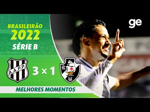 Gols e lances de Ponte Preta x Vasco da Gama