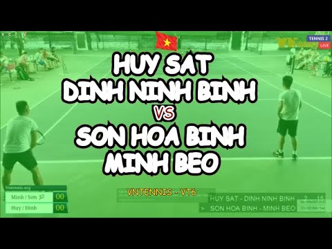 Huy Sat - Dinh Ninh Binh 🆚 Son Hoa Binh - Minh Beo 820 🎾 Vntennis - Double - Vt6