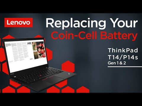 Replacing Your Coin Cell Battery | ThinkPad T14 and P14s Gen 1 and 2 | Customer Self Service