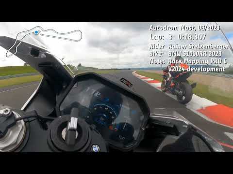 Rainer | 3 laps@Most 1:44.5 | BMW S1000RR 2023 (K67MÜ) | Race Mapping PRO