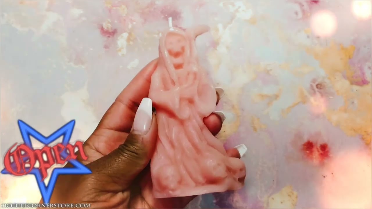 Santisima Muerte Spell Candle | All Colors | OccultCornerStore.com