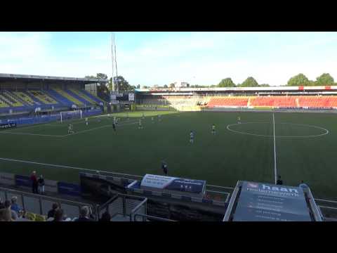 Fraaie treffer van Jamiro Monteiro (Jong SCC) tegen WKE