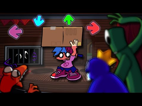 Rainbow Friends Vs Blue V1 FNF Mod - Roblox Friday Night Funkin