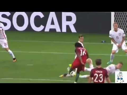 Goal Portugal vs Poland 1 1
