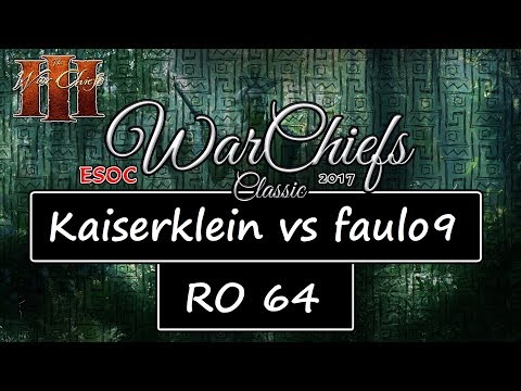 [AoE3] ESOC Warchiefs Classic — RO64: Kaiserklein vs faulo9