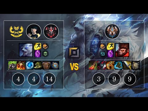 GAM Kiaya Volibear vs Wukong Top - KR Patch 10.12