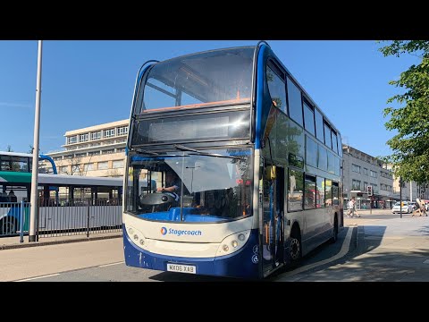 *Kickdown!* *Hill Climb!* Stagecoach South West ADL Enviro 400 Trident 19003 MX06 XAB Route 3