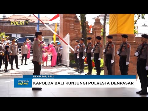 KAPOLDA BALI LAKUKAN KUNJUNGAN KERJA KE POLRESTA DENPASAR