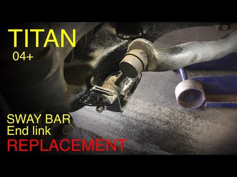 Nissan Titan Sway Bar End Link Replacement (2004+)