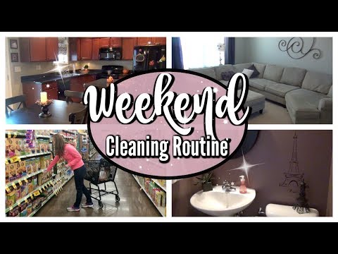Saturday Morning Clean with Me | My Weekend Cleaning Routine | Cleaning Motivation! Video