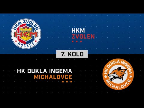7.kolo HKM Zvolen - HK Dukla INGEMA Michalovce HIGHLIGHTS