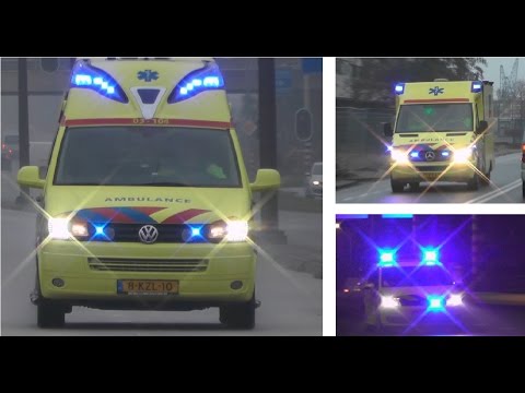 [Dagcompilatie 15.11.2014] Ambulances en noodhulp in Groningen Stad