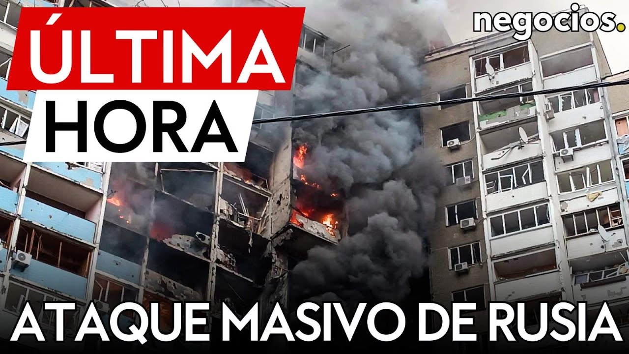 ÚLTIMA HORA | Rusia lanza un ataque nocturno masivo con drones sobre Kiev