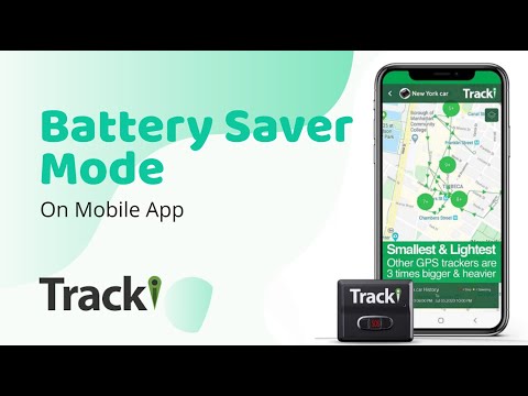 Tracki  - Battery Saver Mode on Mobile App