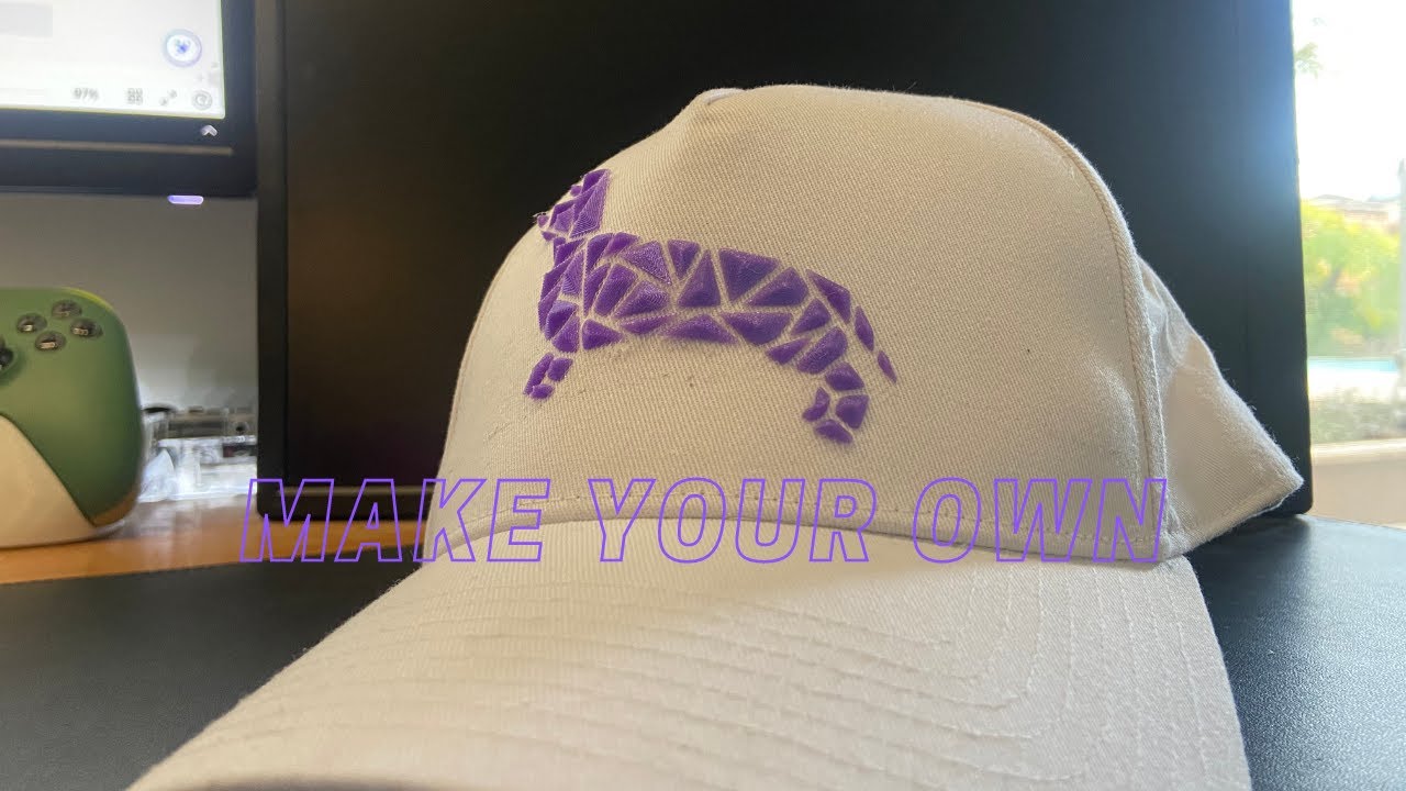 How to 3D Print a Geometric Design on a Cap with Fabric