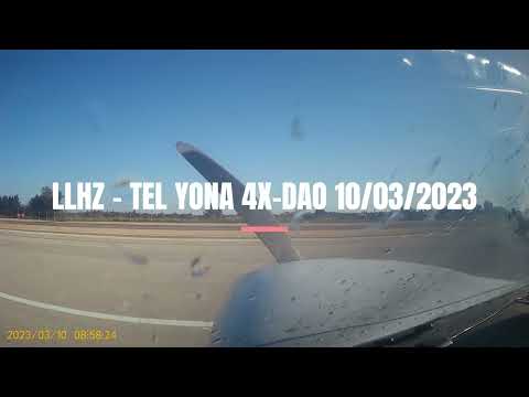 Flight LLHZ - Tel Yona