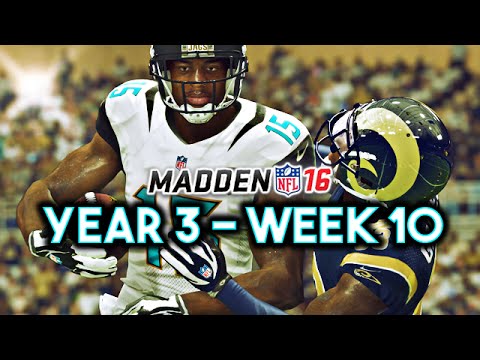 Madden 16 Jaguars Connected Franchise Year 3 - Week 10 @ Rams - Ep.52