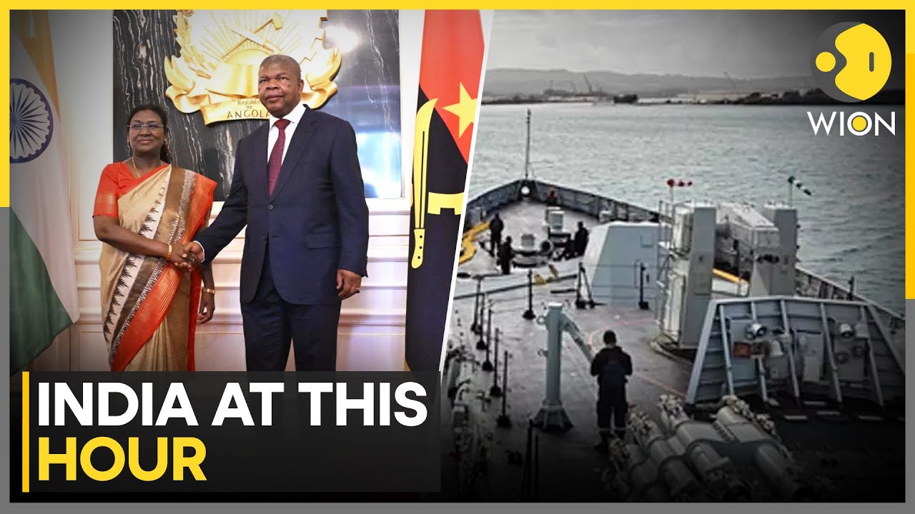 INS Sahyadri Reaches Guam For Malabar 2025 Drills | Prez Murmu, Angolan Counterpart Hold Key Talks