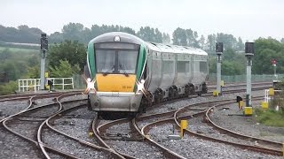 preview picture of video 'IE 22000 Class Intercity Train number 22337 - Portarlington Station'