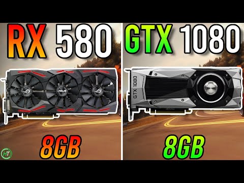 RX 580 8GB vs GTX 1080 8GB - Tested in 2023