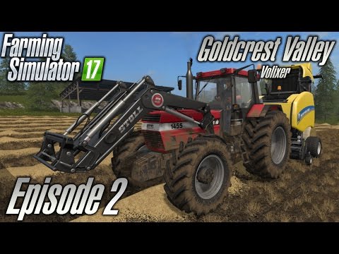 Farming Simulator 2017 -Ep 2 |Goldcrest Valley| Money and Bales
