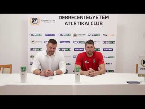 DEAC-Tungsram - EGIS Körmend mérkőzés utáni sajtótájákoztató
