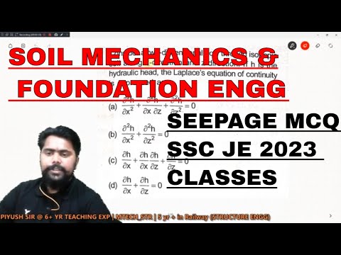 INTRODUCTION TO SOIL MECHANICS Soil Mechanics for GATE ESE SSC JE STATE AE JE RRB JE