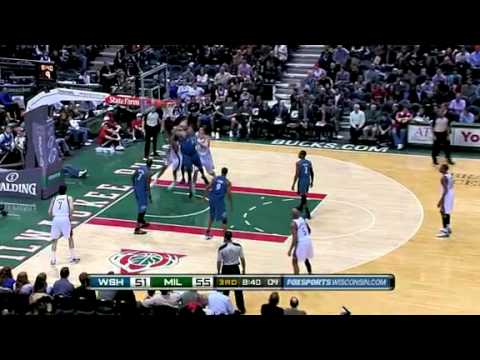 John Wall 10pts 13asts vs Bucks 19 Jan 2011