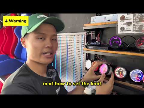 Defi CR stand alone meter gauges settings