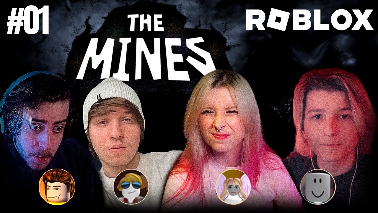 abrindo portas com os amigos ~ Roblox - The Mines com @cinemagrath  @G0ularte  @CellBits (Parte 01)