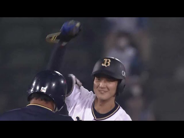 【7回裏】バファローズ・佐野皓大 代打起用に応えた!! タイムリー2ベースを放つ!! 2022年5月17日 オリックス・バファローズ 対 北海道日本ハムファイターズ