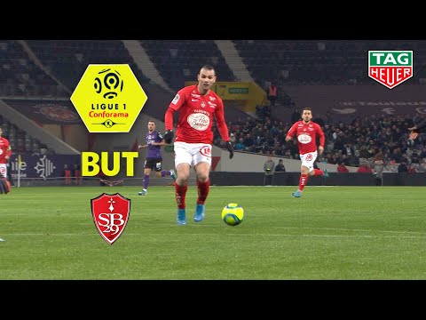 But Yoann COURT (7') / Toulouse FC - Stade Brestois 29 (2-5)  (TFC-BREST)/ 2019-20