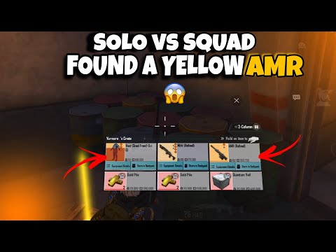 OMG!!😱I Found a Yellow AMR! Metro Royale SOLO vs SQUAD🔥 Insane Gameplay