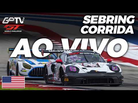 GTWC AMÉRICA 2026 COM IMAGENS | CORRIDA EM SEBRING | 3ª ETAPA