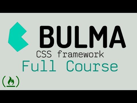 Bulma CSS Framework complete tutorial