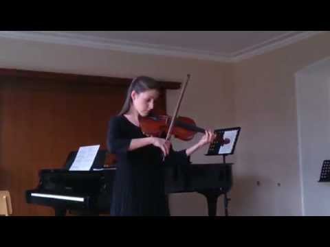 Martina Dimova - J.S.Bach - Violin Sonata I - Fugue