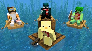 Minecraft Manhunt, But The Entire World Is Ocean….