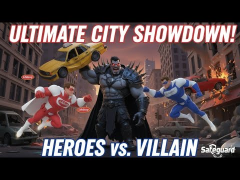 Commander Safeguard vs Dirtoo | Safeguard Trapped in Germ Jail | Action Comedy Cartoons