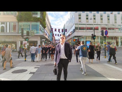 Stockholm, Sweden: Walking from Kungsholmen to Hötorget (4K)