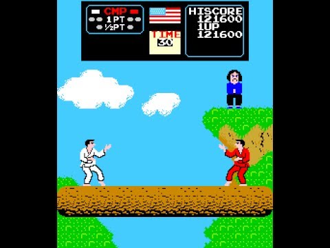 Arcade Game: Karate Champ (1984 Data East)