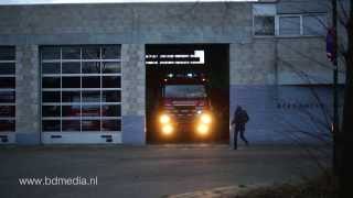 preview picture of video 'Opkomst en uitruk brandweer Asten voor automatisch alarm'