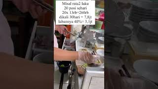 Download lagu Berapa untungnya jualan mie ayam? INSPIRASI USAHA INDONESIAN STREET FOOD  #viral #food #shorts mp3