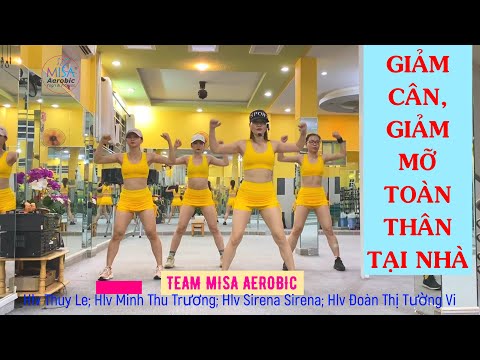 Super weight loss aerobic fitness for boby Fat.Bài aerobic giảm cân chuyên sâu số 3-2021 HLV Thuy Le